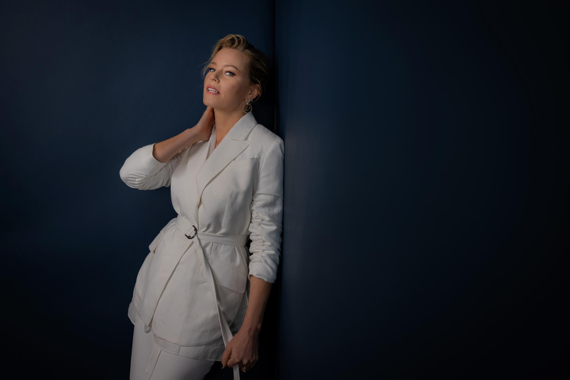 Actress Elizabeth Banks poses for the LA Times Limited Series Emmy Roundtable