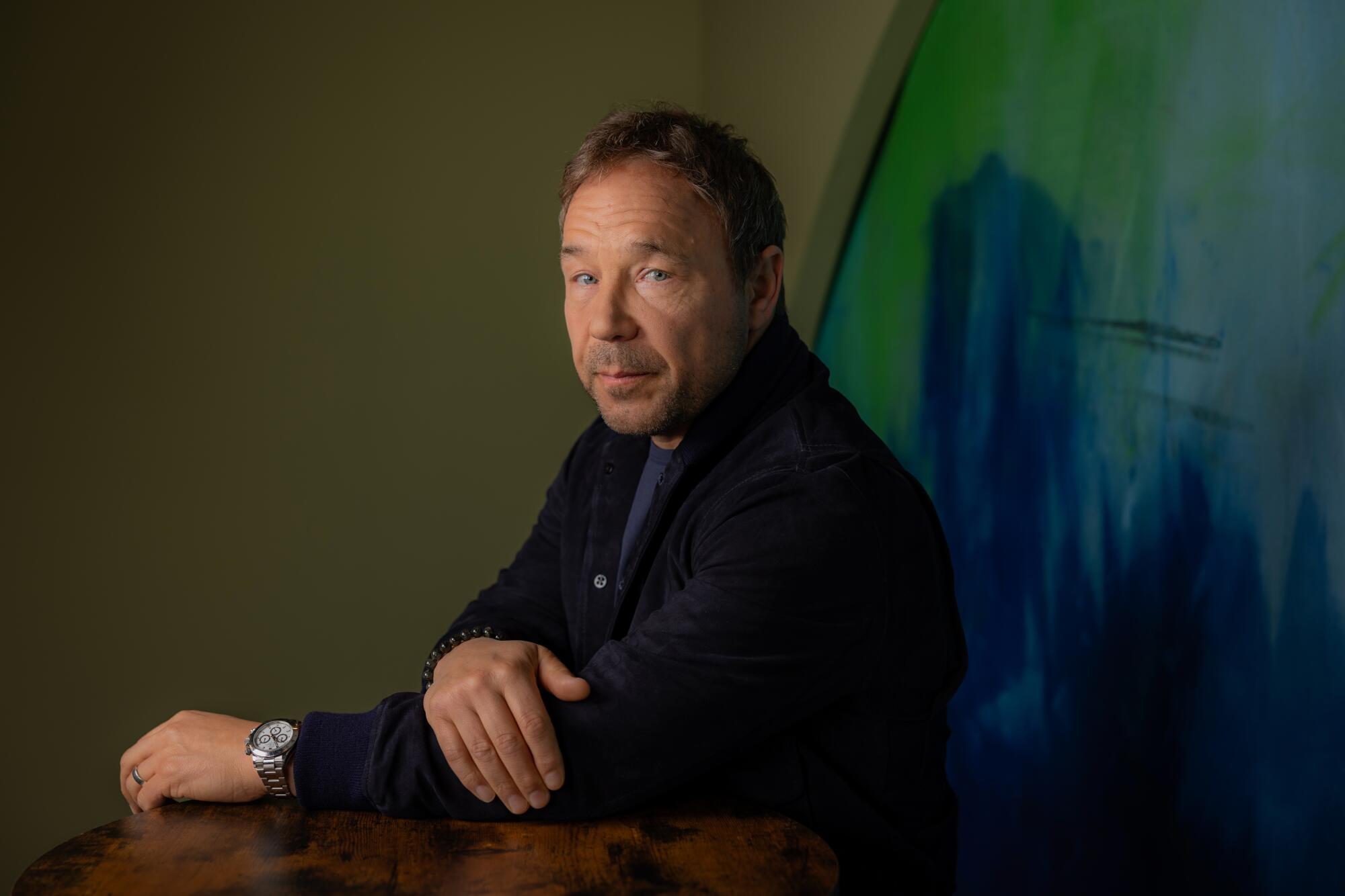 El Segundo, CA - May 04: Actor Stephen Graham poses for the LA Times Limited Series Emmy Roundtable