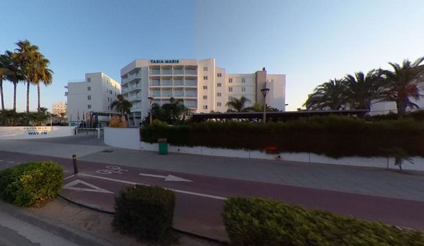 (PICTURED: THE TASIA MARIS HOTEL, AYIA NAPA, CYPRUS WHERE LEE AND MANDY TRIVETT WENT ON HOLIDAY)