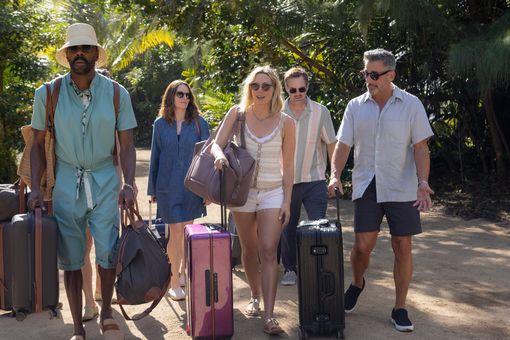 Colman Domingo as Danny, Tina Fey as Kate, Erika Henningsen as Ginny, Will Forte as Jack, and Steve Carell as Nick