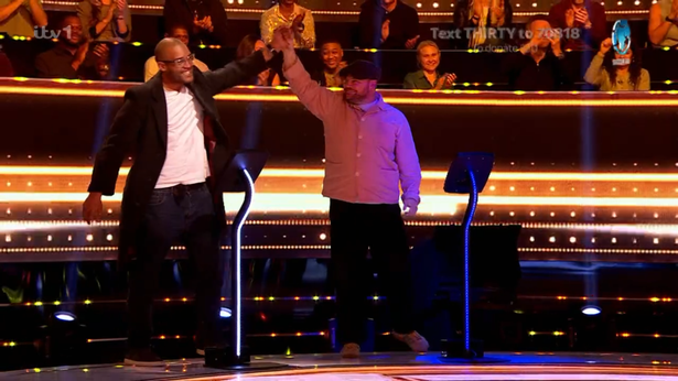 Clarke Carlisle and Lloyd Griffiths 