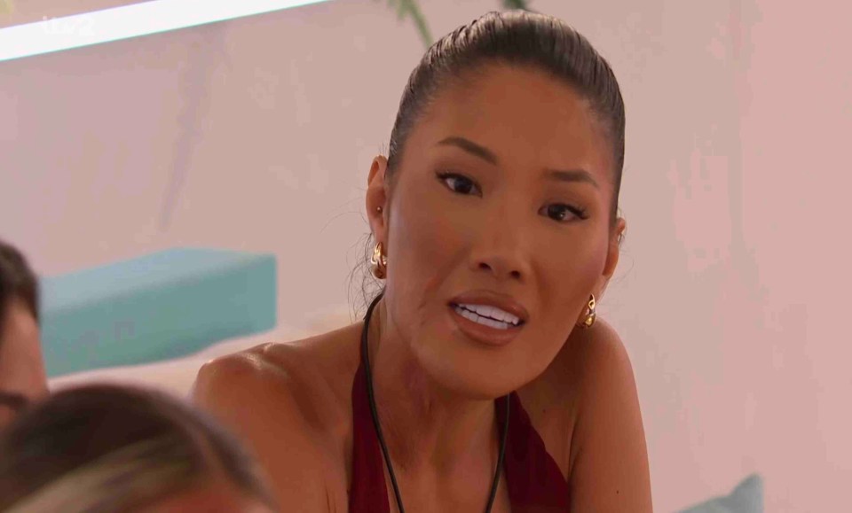 Close-up of Alima from Love Island.
