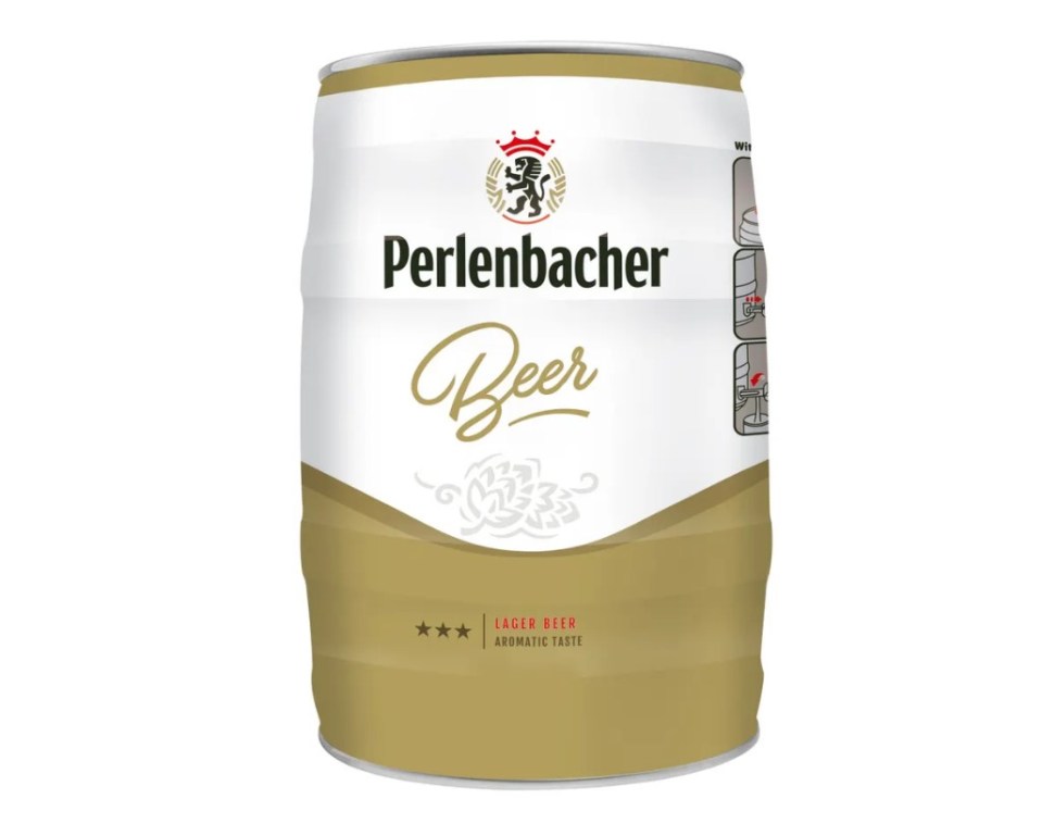 Perlenbacher beer keg.