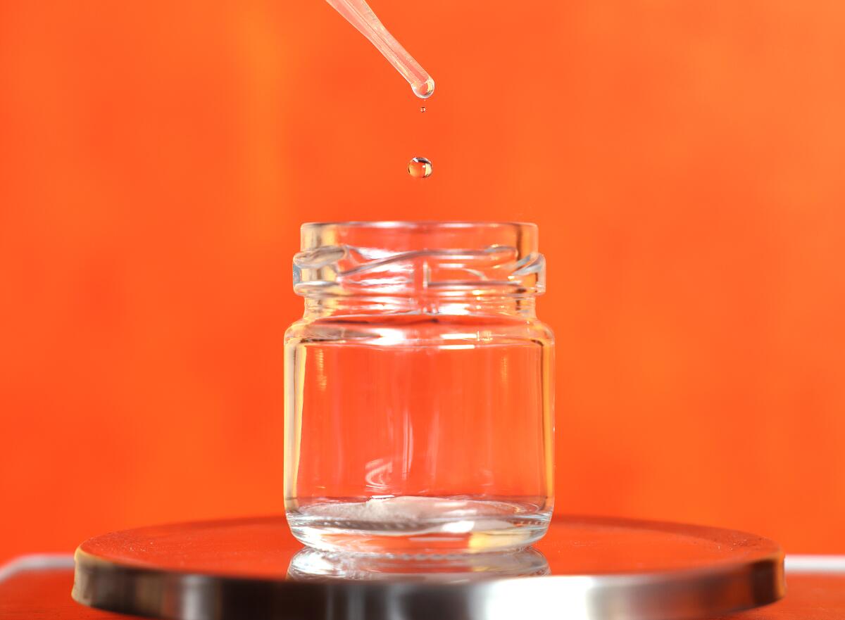 Perfume must sit for several weeks to let the chemical processes take place.
