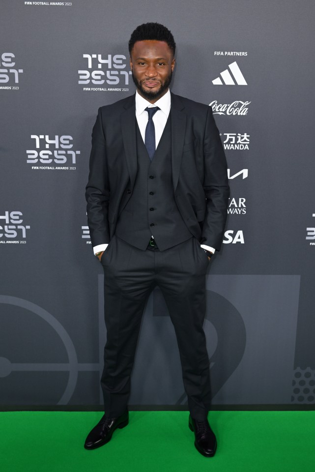 Mikel John Obi at the Best FIFA Football Awards 2023.
