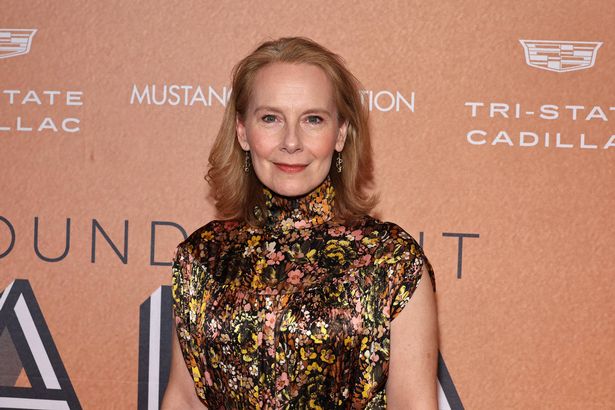 NEW YORK, NEW YORK - MARCH 10: Amy Ryan attends the Roundabout Theatre Company's 2025 Gala at The Ziegfeld Ballroom on March 10, 2025 in New York City. (Photo by Jamie McCarthy/Getty Images)