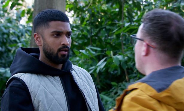 Kammy didn't make much of a deal out of it but when he did mock the situation a flustered Vinny begged him to stay quiet