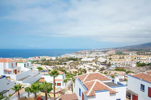 View of the resort of Las Americas from the top of San Eugenio Alto neighborhood