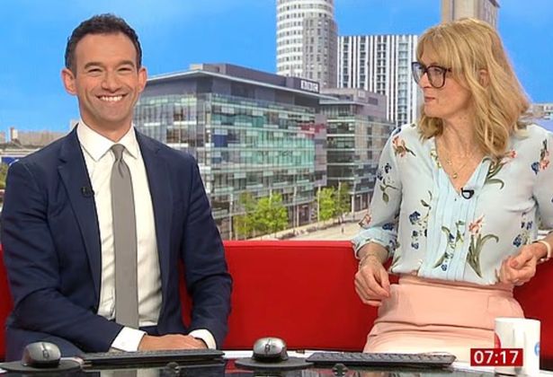 Rachel Burden and Ben Boulos on BBC Breakfast