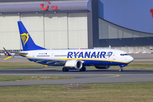 Ryanair 9H-VUM Boeing 737 MAX 8-200 takes off from Brussels - Zaventem International Airport in Zaventem, Belgium, on March 20, 2025. (Photo by Jonathan Raa/NurPhoto via Getty Images)