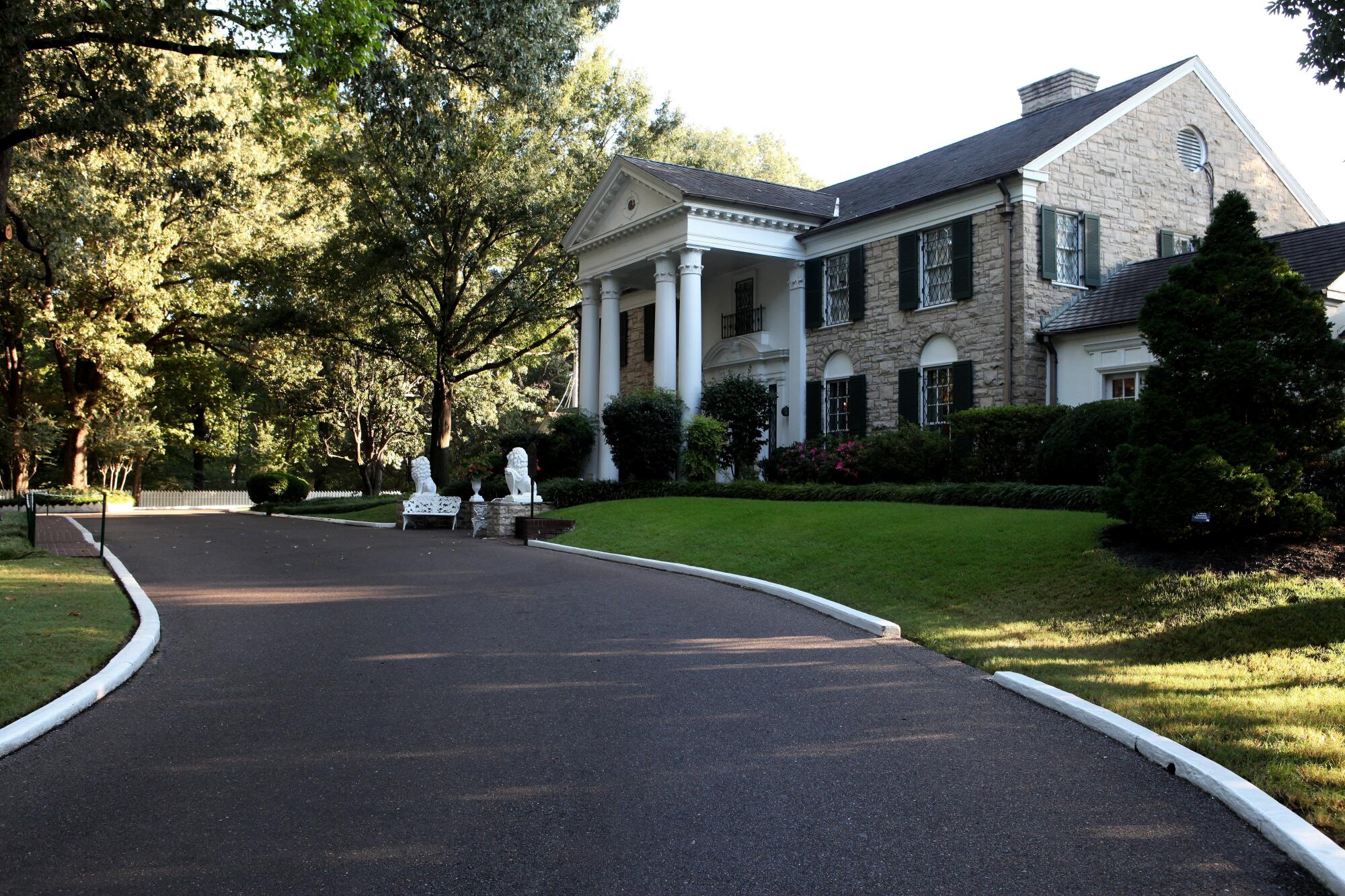 Graceland, home of the late Elvis Presley in Memphis, Tennessee on October 3, 2016.