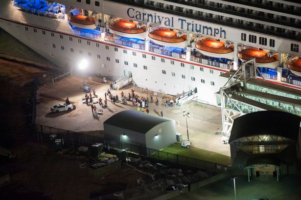 The cruise liner eventually docked in Alabama 