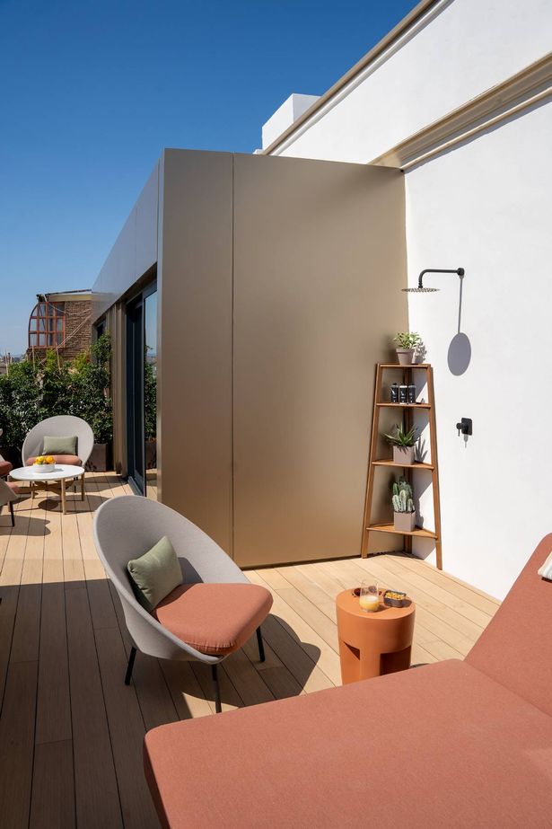 The roof terrace of Ocean Drive Hotel