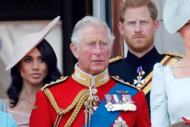 Harry and Meghan with King Charles 