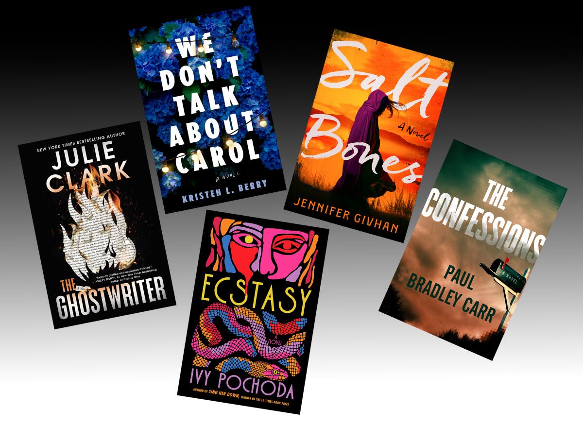 Five book covers