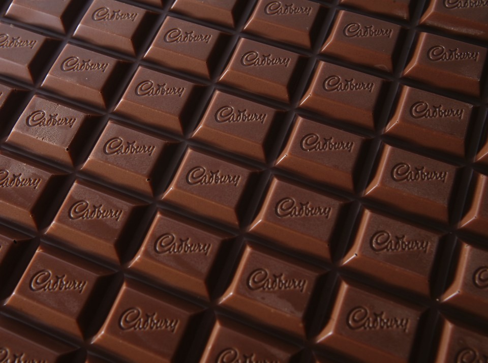 Cadbury Dairy Milk chocolate bar.