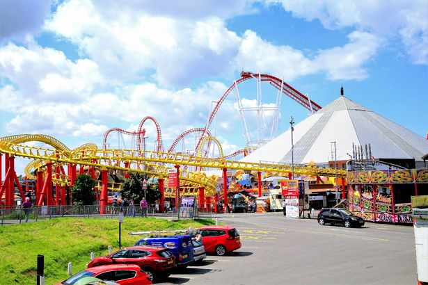 Skegness, Lincolnshire, UK. June 03, 2015.  The funfair and amusements at Fantacy Island at Ingoldmells near Skegness in Lincolnshire.