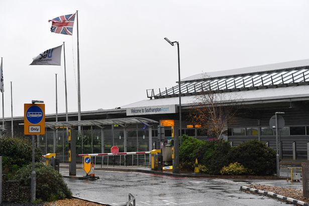 Image of Southampton Airport on a rainy day