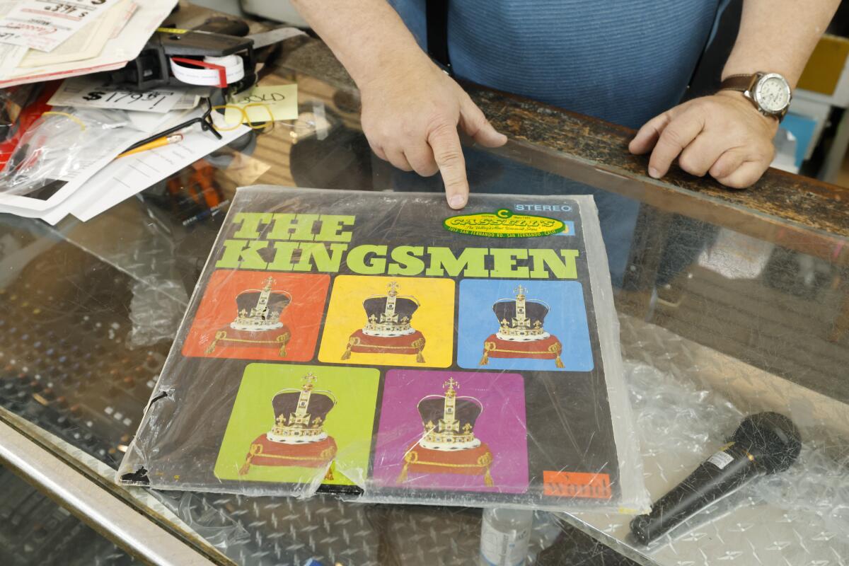 A record from when Cassell's music used to sell vinyls.