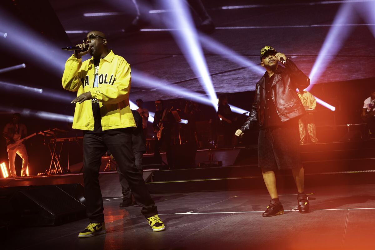 Inspectah Deck and U-God of Wu-Tang Clan perform at Crypto.com Arena 