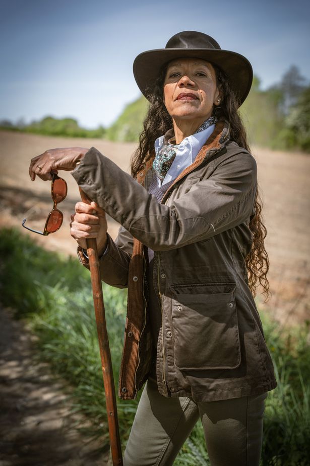 Paddy's attack is an introduction to newcomer Celia, played by Jaye Griffiths