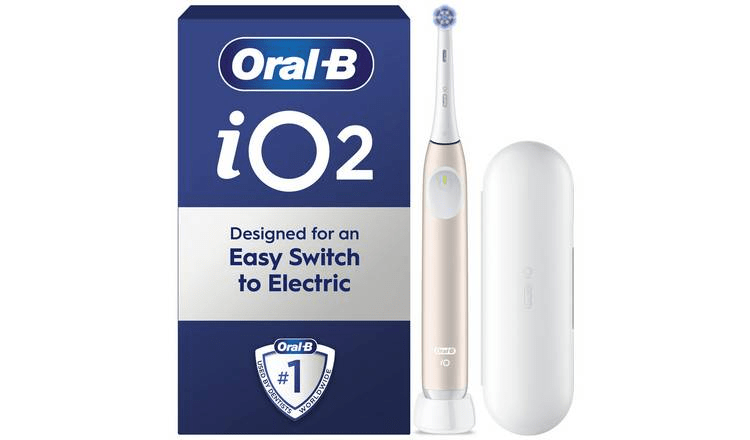 Oral-B iO2 electric toothbrush with case.