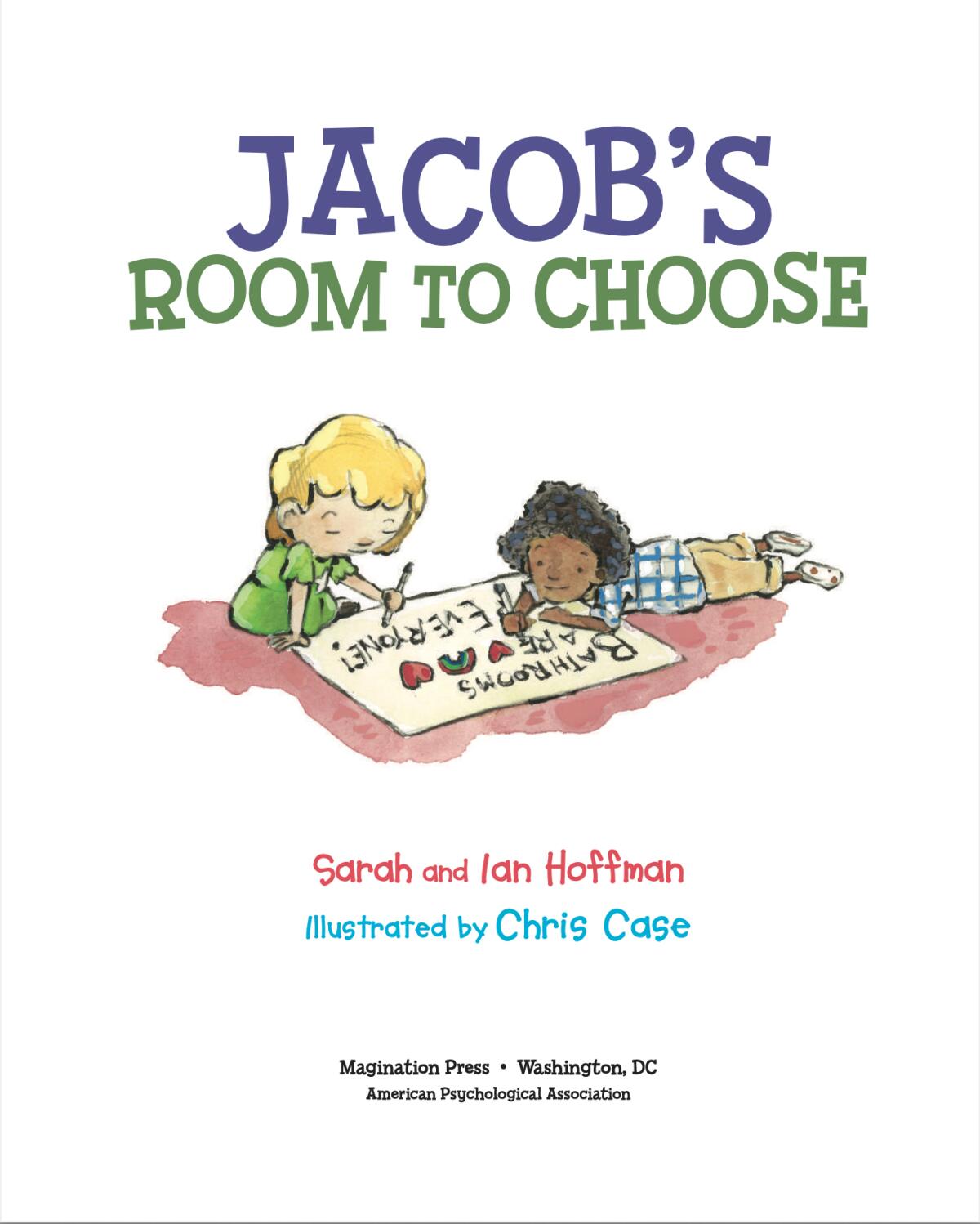 The cover of the book "Jacob's Room To Choose" published by Magination Press.