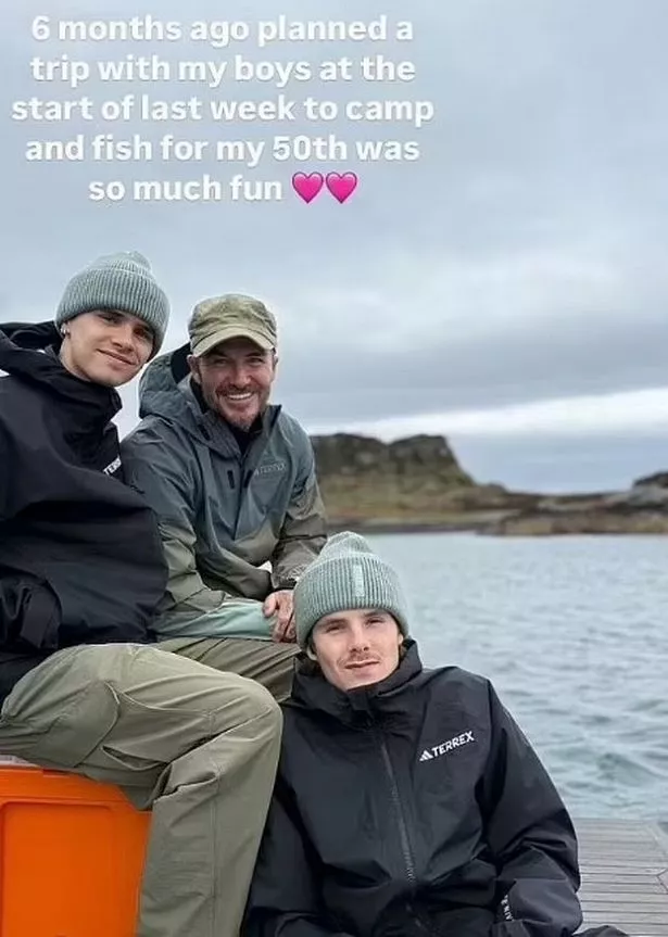 David beckham and sons