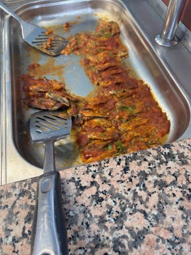 Food on offer during Susan's holiday