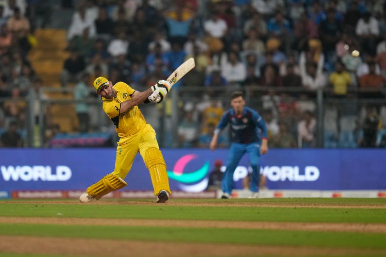 Glenn Maxwell in action.