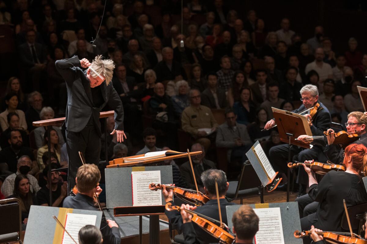 Esa-Pekka Salonen conducting Mahler's Symphony No. 2 in Davies Symphony Hall