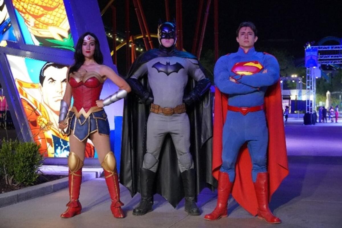 Guests will be asked to pick a side at Six Flags Magic Mountain's "DC Heroes and Villains" fest.