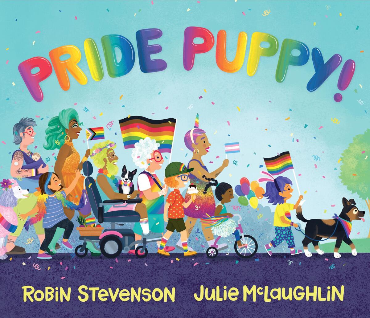 The cover of the book "Pride Puppy" published by Orca Book Publishers. 