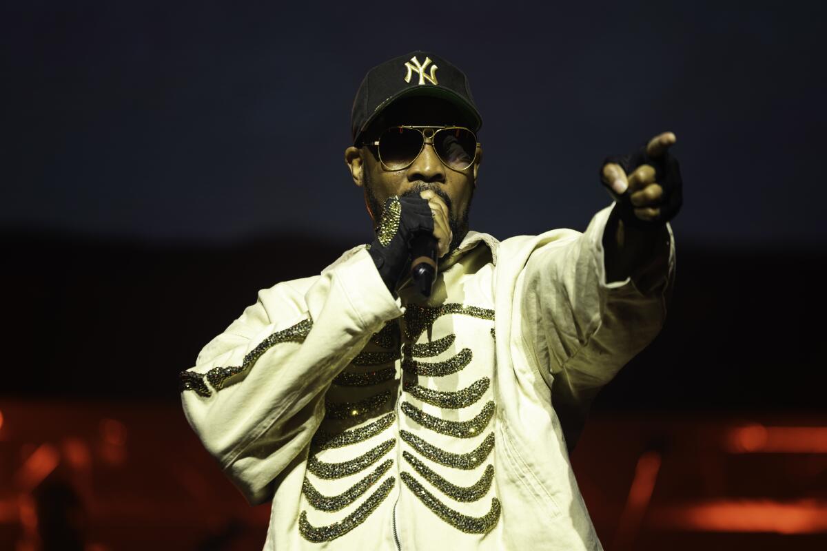  RZA of Wu-Tang Clan performs at Crypto.com Arena 