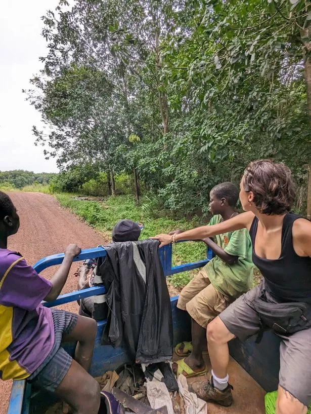 The young woman said she didn't spend a single penny on transport