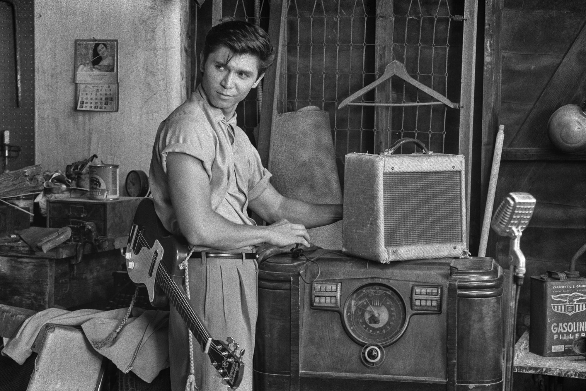 Actor Lou Diamond Phillips as Ritchie Valens in the 1987 film "La Bamba."