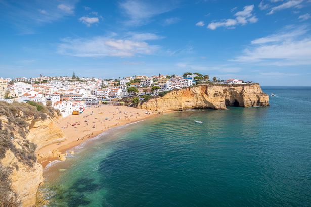 An Algarve beach