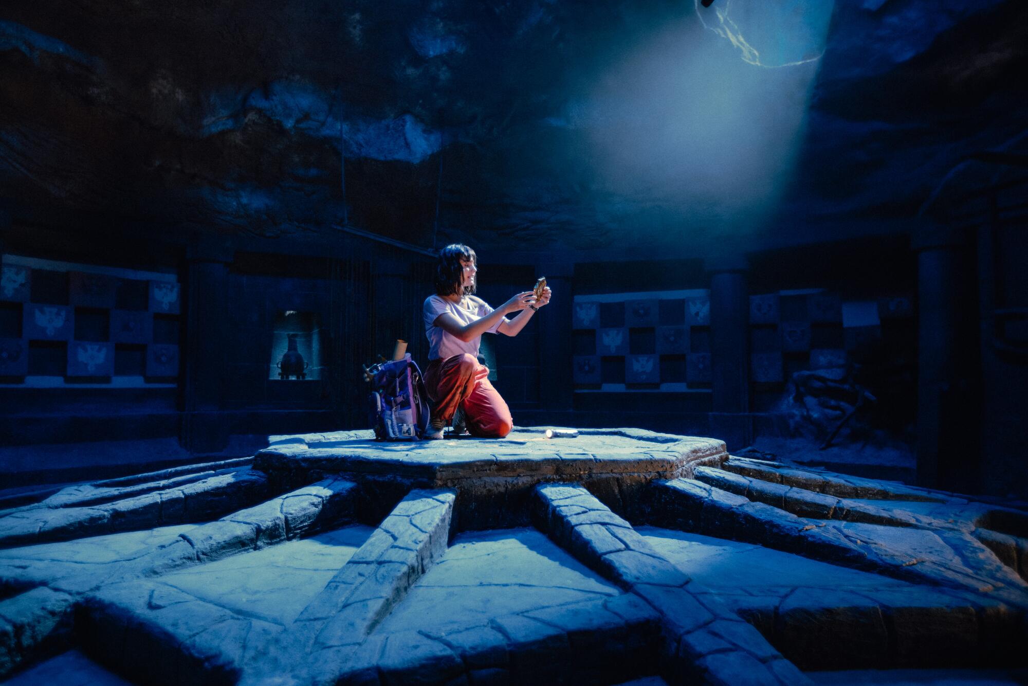 Pictured: DORA (Samantha Lorraine) in DORA AND THE SEARCH FOR SOL DORADO 