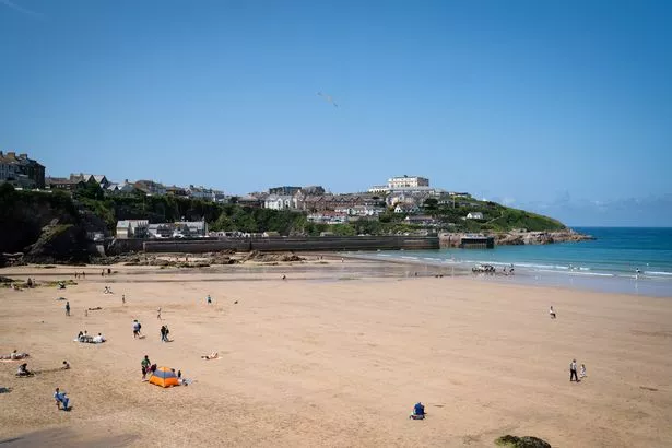 General view of  Towan beach, Newquay