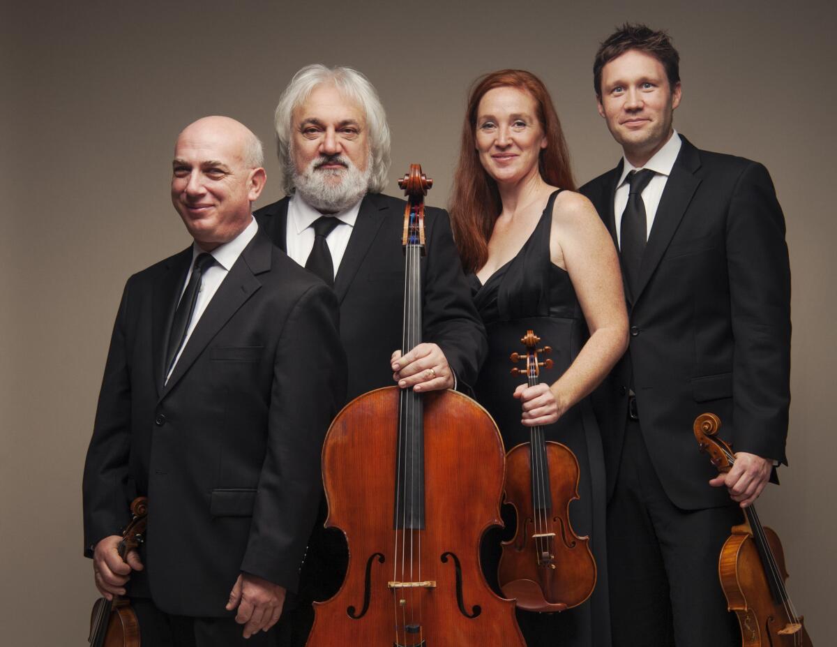 The New Hollywood String Quartet.