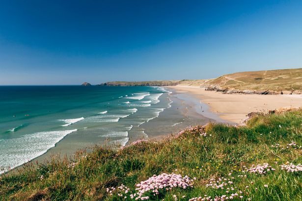 Perranporth beach