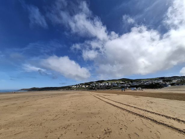 the beach