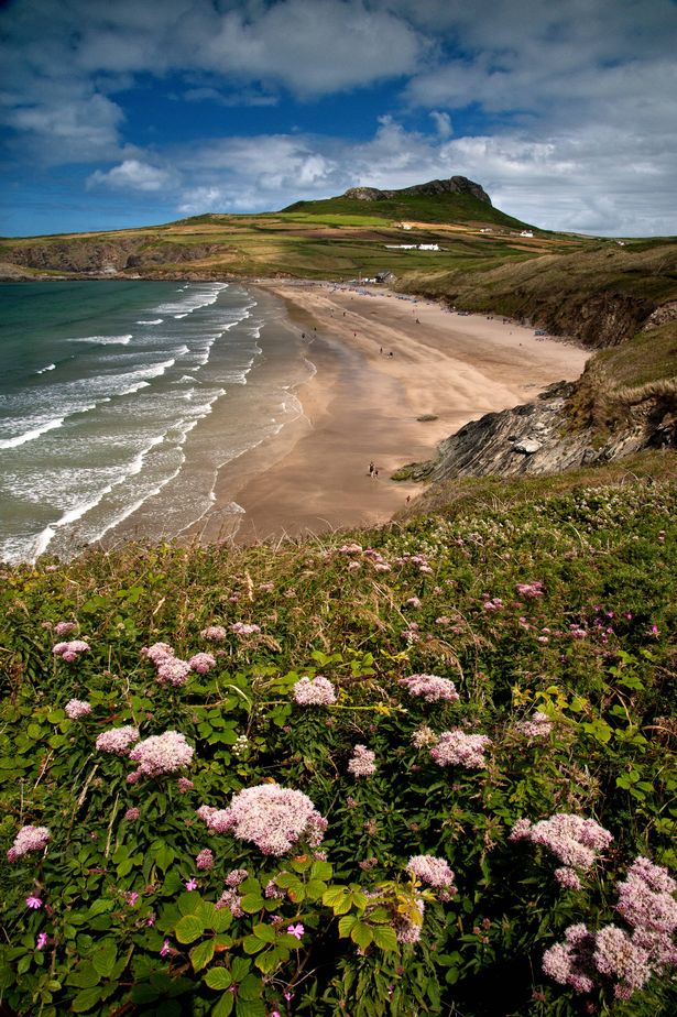 Whitesands Bay on the Pembrokeshire coast path