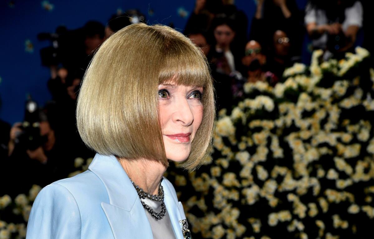 Anna Wintour attends The Metropolitan Museum of Art's Costume Institute benefit gala in 2025