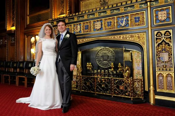 Andrew Griffiths married Kate in 2013