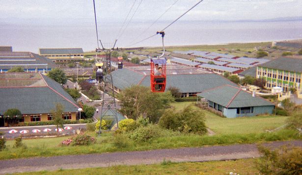 Picture shows British holiday camp 'Butlins Ayr'. Butlin's Ayr was a holiday camp located near Ayr in South Ayrshire, Scotland. When originally opened in 1946, it was named Butlin's Ayr, but in 1987 was renamed Wonderwest World. It closed in 1998 and re-opened in 1999 under the management of Haven Holidays who renamed it Craig Tara.