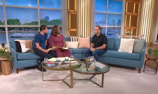 This Morning hosts on the sofa with a guest