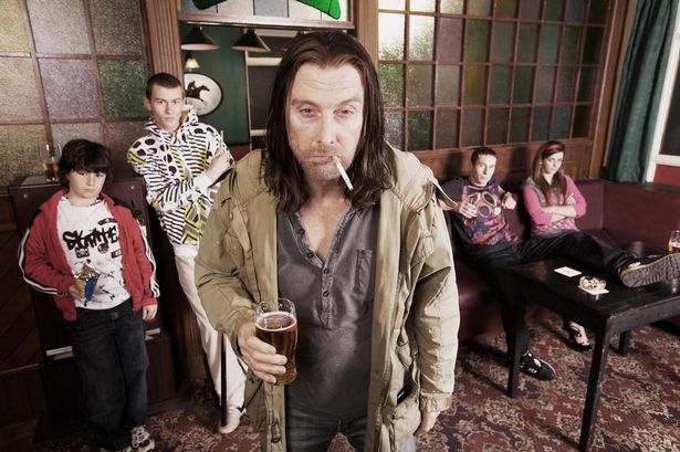 David as Frank on Shameless