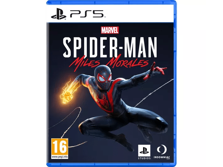 PS5 game case for Marvel's Spider-Man: Miles Morales.