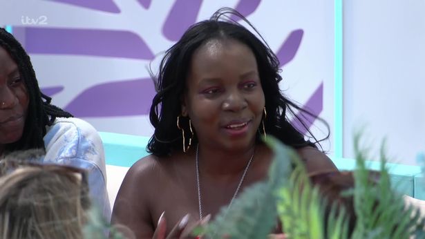 Dejon Noel-Williams' mother Demelza in the Love Island villa.